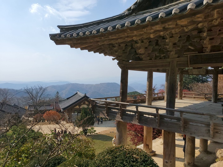 Panoramic mountain view from Buseoksa Temple