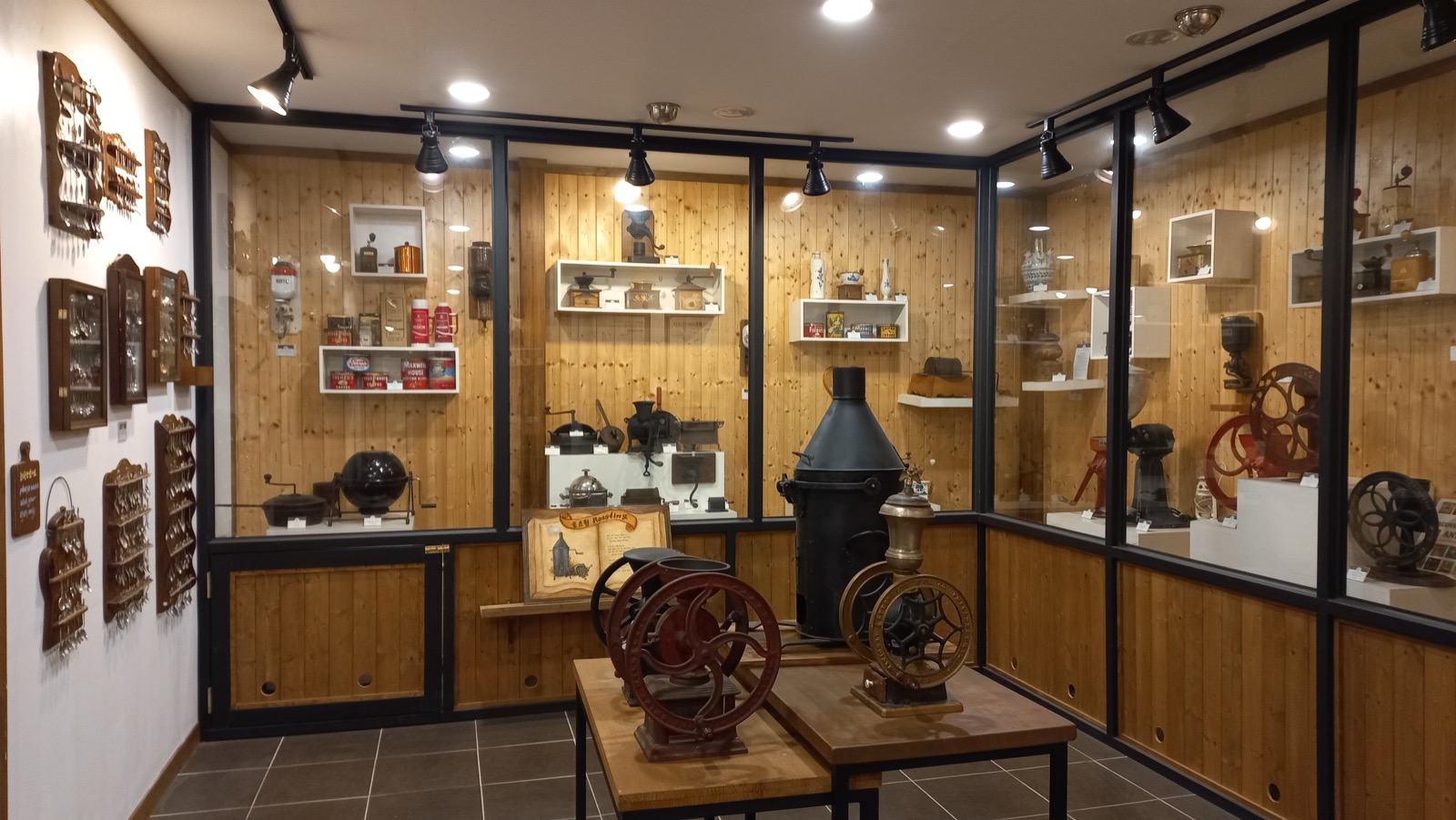 Antique grinder exhibition room