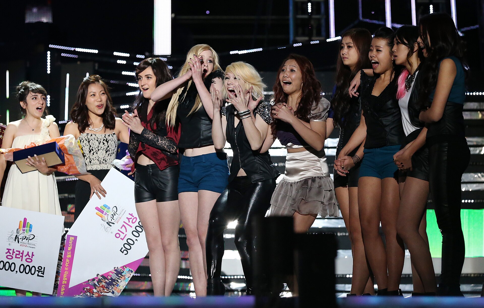 K-pop festival stage